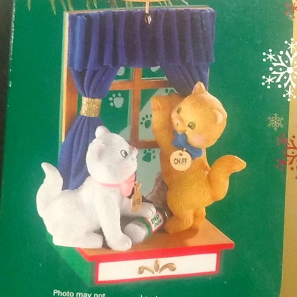 Heirloom Ornament Collection Kitties Decorating Merry Mischief Makers Cats Pets - Picture 2 of 4